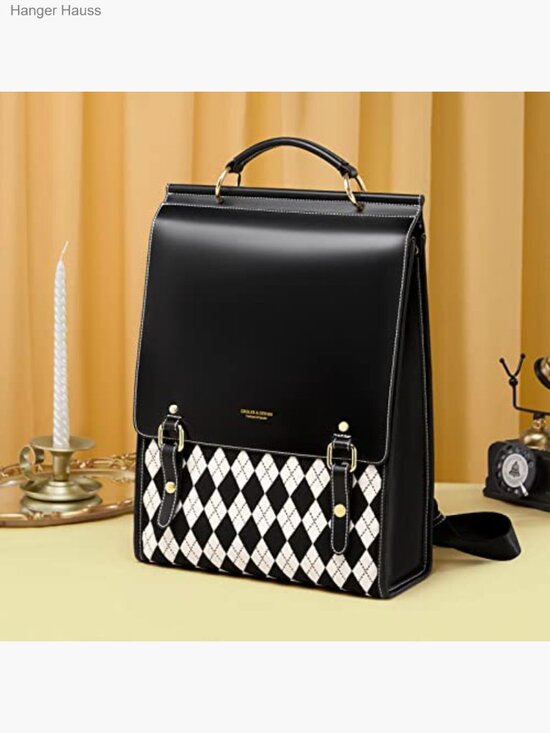 Genuine Leather Backpack Purse for Women Fashion Vintage Casual Travel Large main image 4
